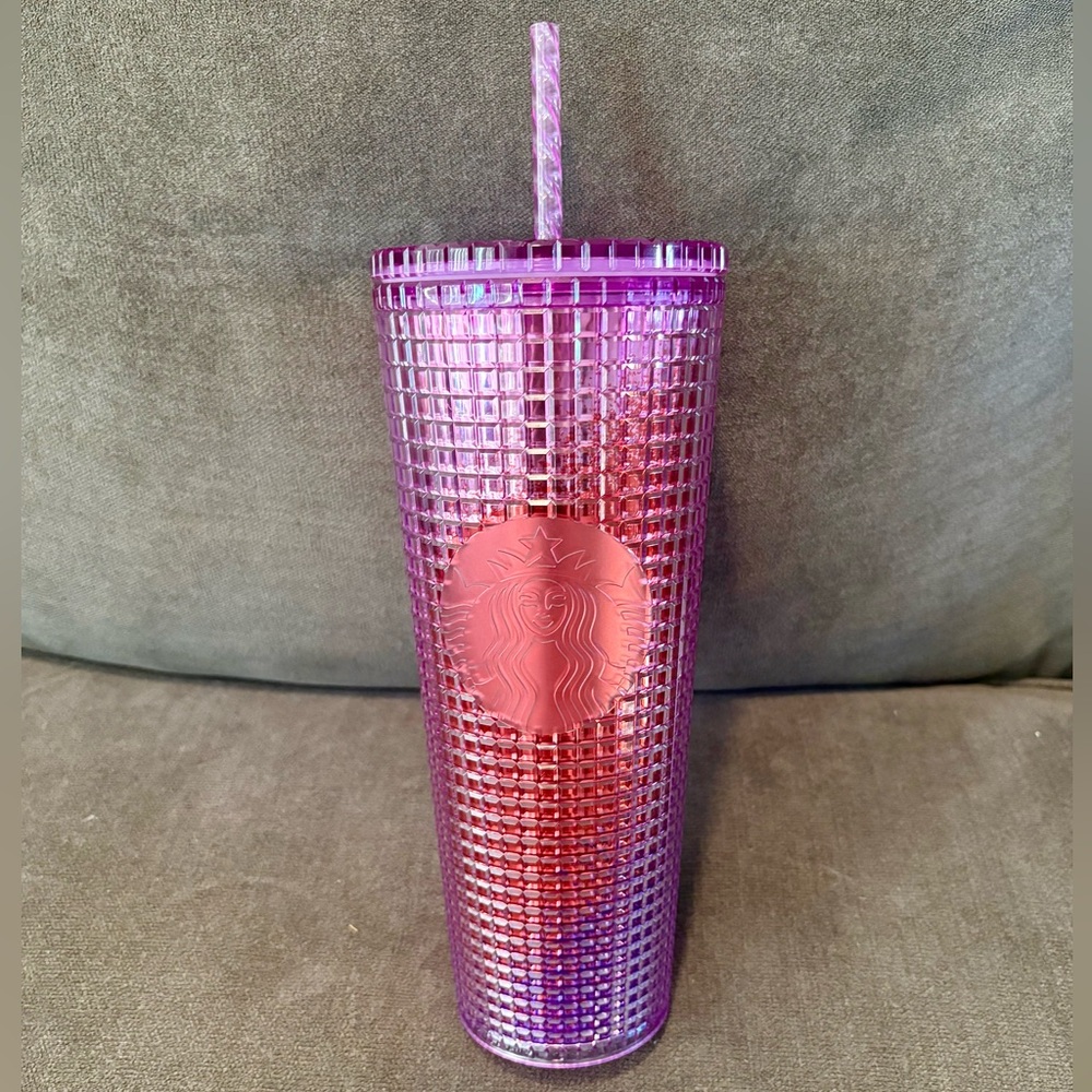 Starbucks Iridescent Purple and Red Tumbler